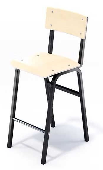 high laboratory school chair adjustable