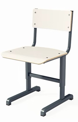 durable classroom chair metal frame