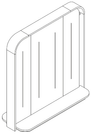 apģērbu sienas stends