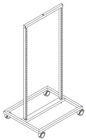apģērbu statīvs veikalam