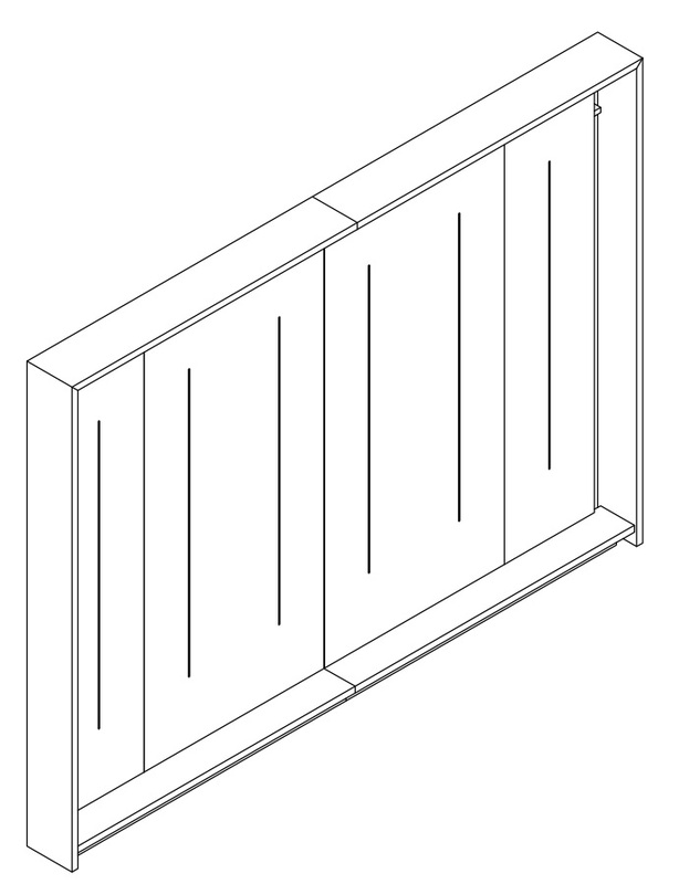 sienas modulis veikalam