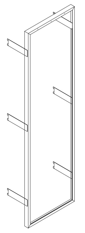veikala reklāmas banera rāmis