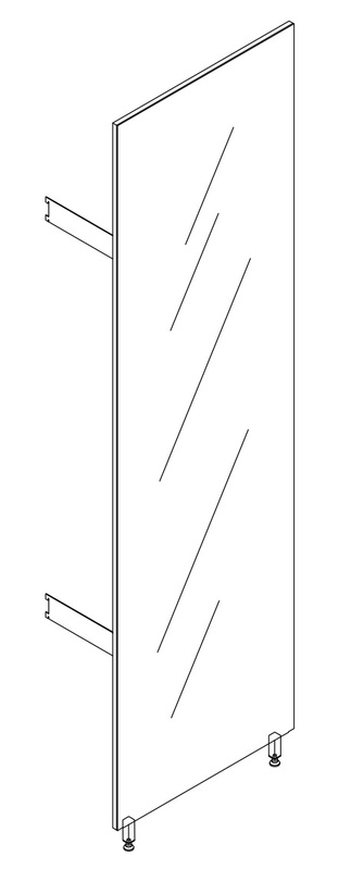 veikala spoguļu siena