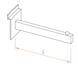 apģērbu turētājs slatwall panelim