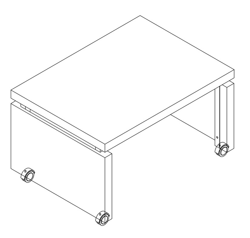 folding retail display table