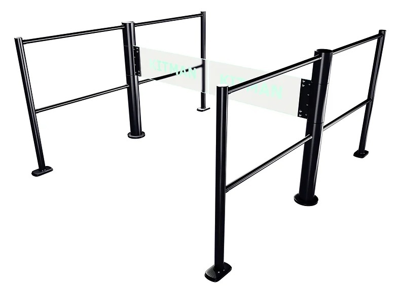 retail turnstile guiding customer movement